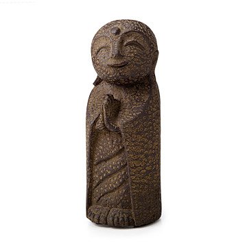 Smiling Jizo Garden Sculpture